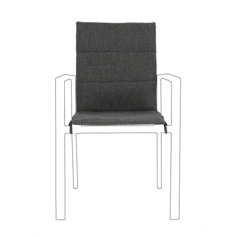 CUSCINO SEDIA KONNOR GRIGIO SCURO