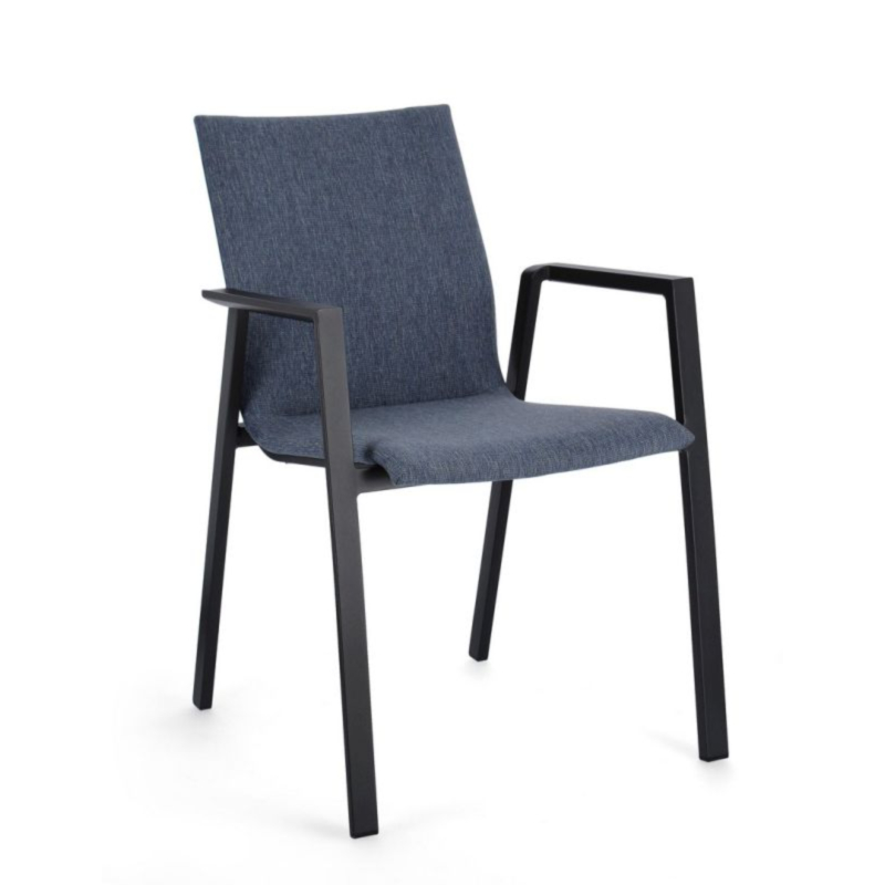 SEDIA IN ALLUMINIO DENIM JX55 - ODEON