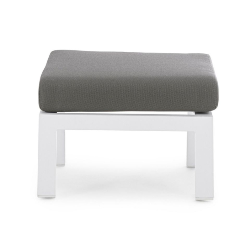 OTTOMAN IN ALLUMINIO BIANCO JX11 - KLEDI