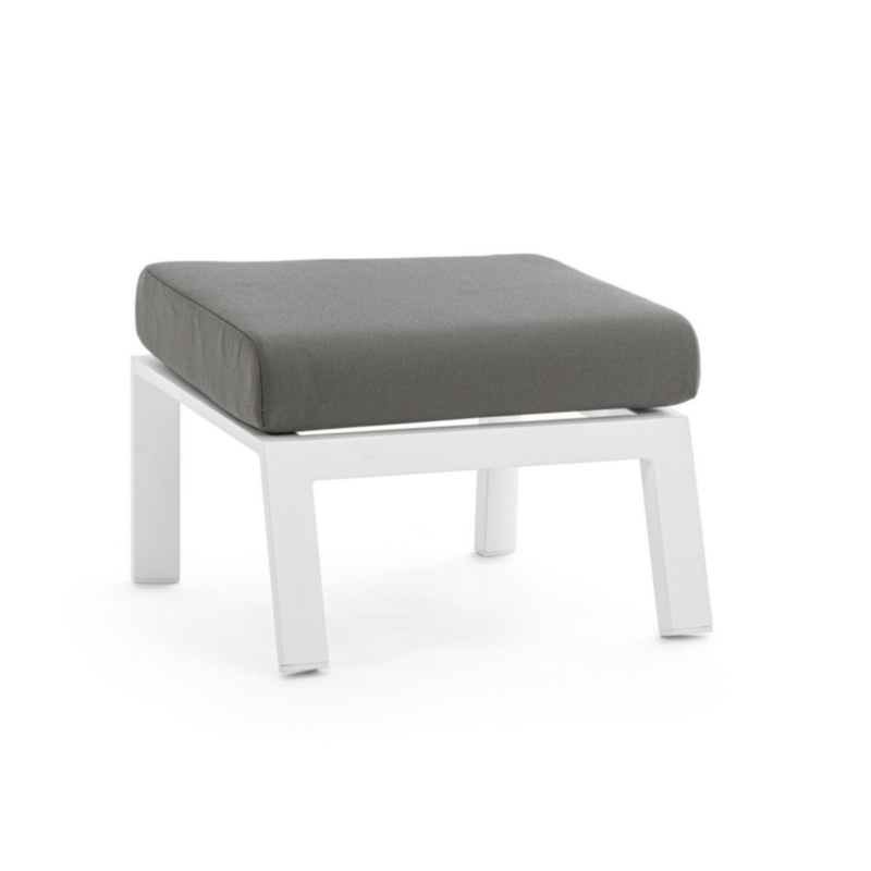 OTTOMAN IN ALLUMINIO BIANCO JX11 - KLEDI
