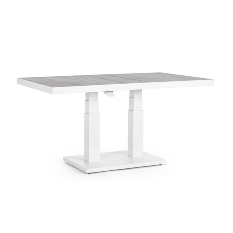 TAVOLO IN ALLUMINIO BIANCO JX11 - TRUMAN