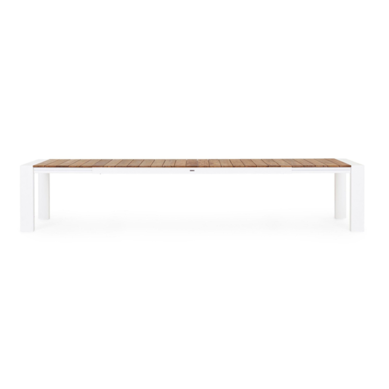 TAVOLO IN ALLUMINIO 253/319/384X110 BIANCO GK50 - CAMERON