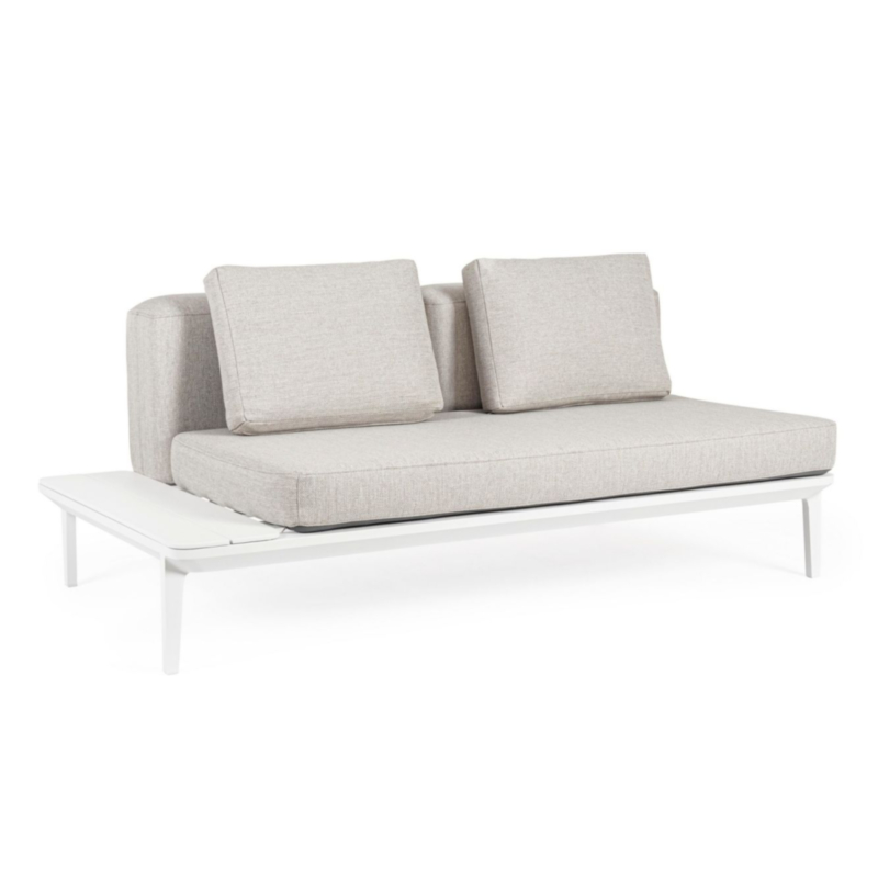 DIVANO LOUNGE IN ALLUMINIO BIANCO WG20 - MATRIX