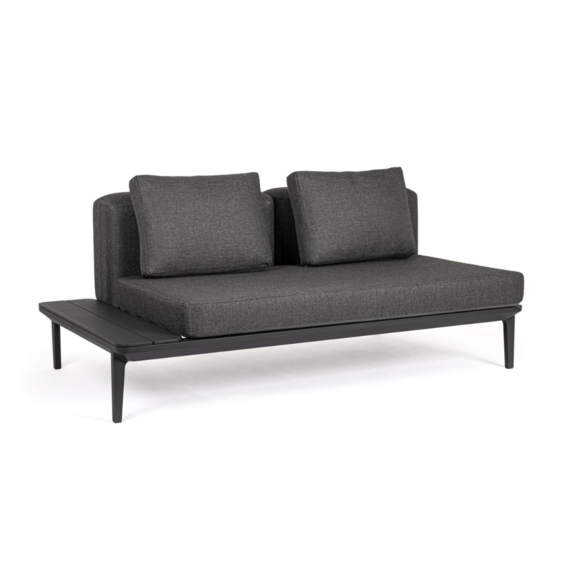 DIVANO LOUNGE IN ALLUMINIO ANTRACITE WG21 - MATRIX