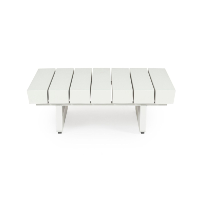 TAVOLINO MODULARE IN ALLUMINIO BIANCO WG20 - INFINITY