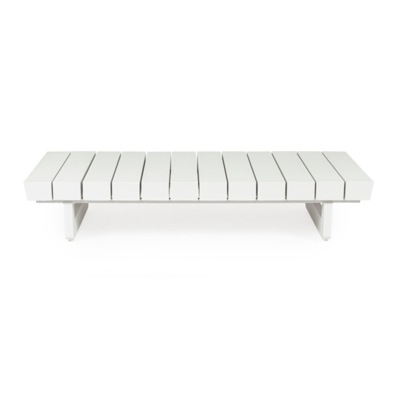 TAVOLINO IN ALLUMINIO BIANCO WG20 - INFINITY
