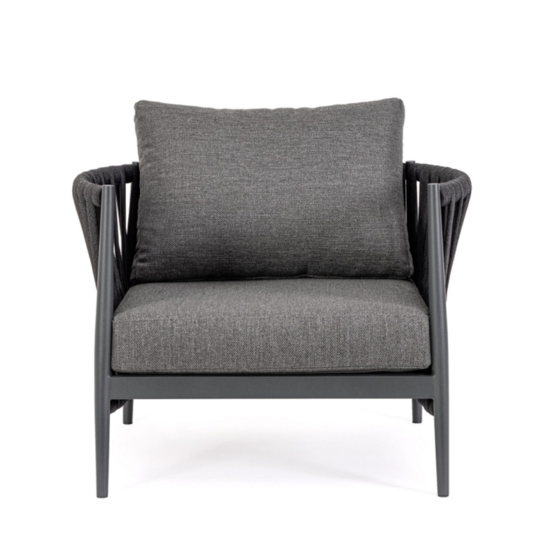 JACINTA CHARCOAL WG21 ARMCHAIR W-CUSH