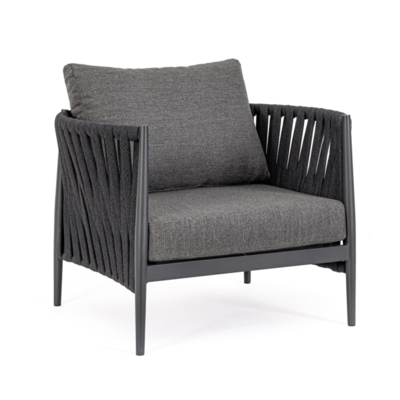 JACINTA CHARCOAL WG21 ARMCHAIR W-CUSH