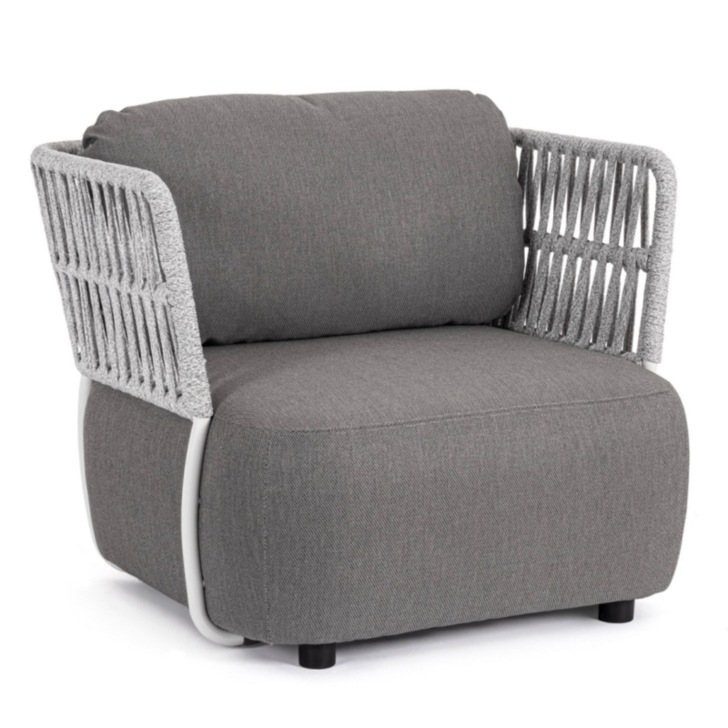 POLTRONA BIANCO/GRIGIO - PALMER 