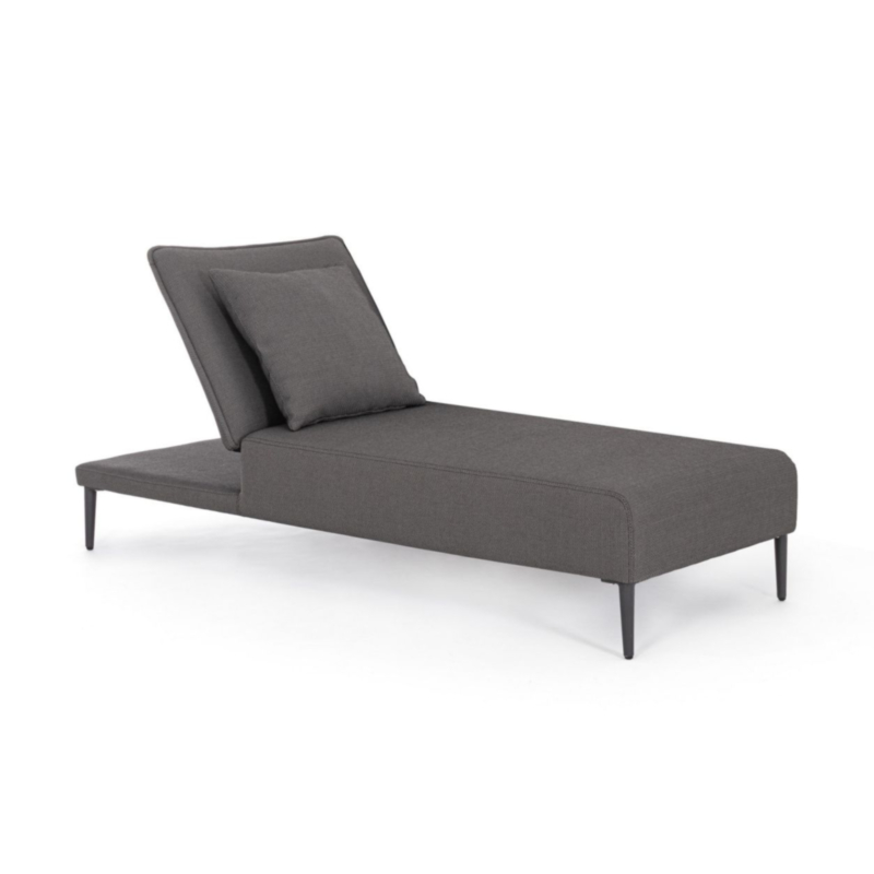 SONNENLIEGE M-K VIPER WEIß QS22/ANTHR