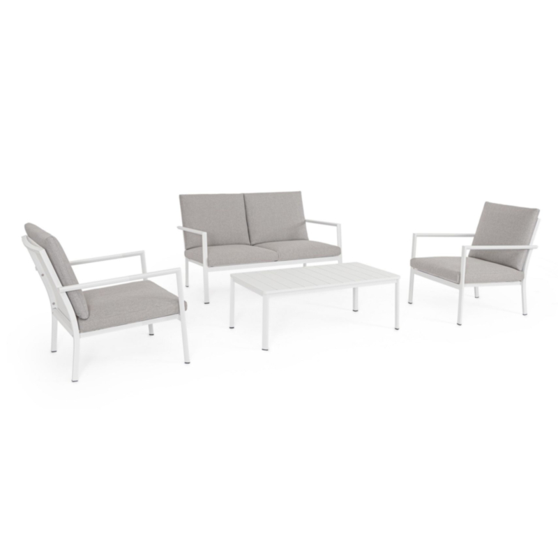SET4 SALOTTO C-C KONNOR BIANCO CX21