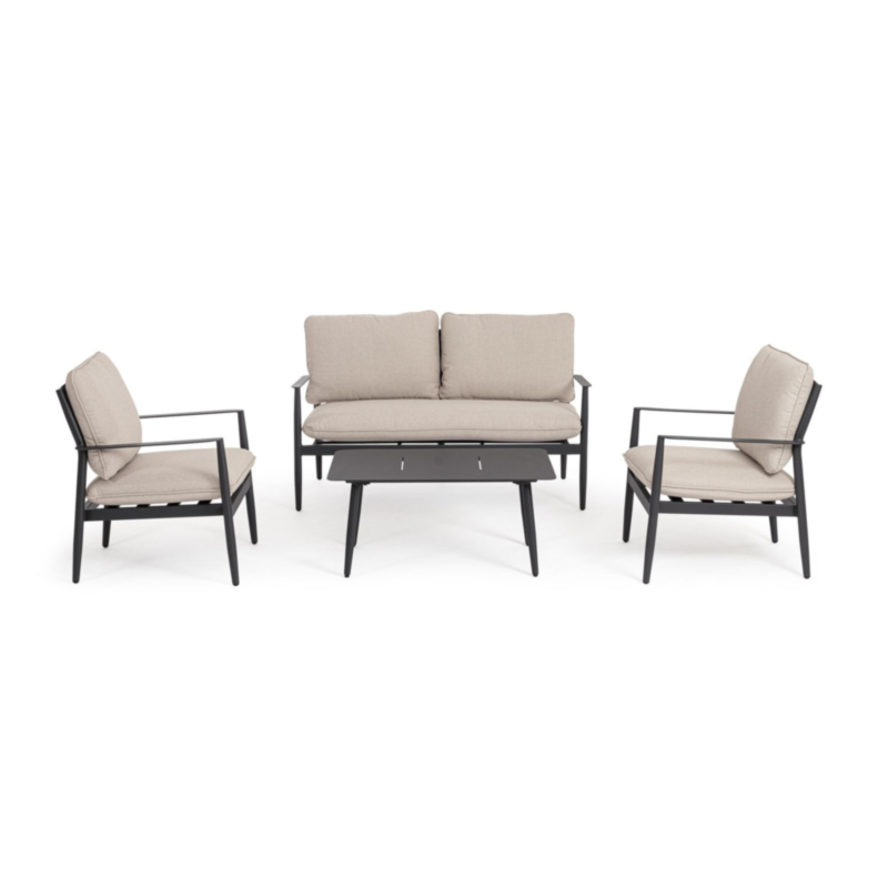 SET4 SALOTTO C-C NEBULA ANTRACITE YK13