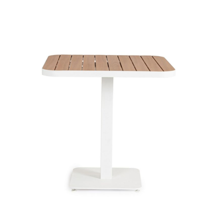 TAVOLO BELMAR 75X75 BIANCO YK11