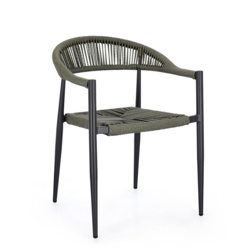 SEDIA C-BR JANDIA ANTRACITE/VERDE