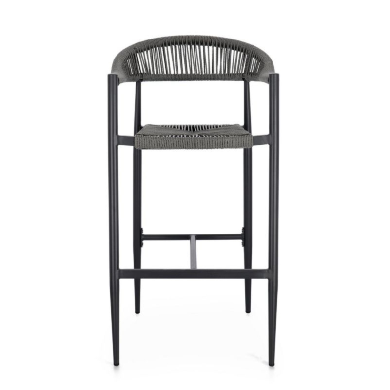 SGABELLO BAR JANDIA ANTRACITE/GRIGIO