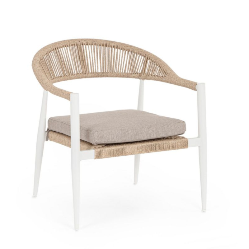 SILLÓN C-R C-COJ JANDIA BLANCO/BEIGE