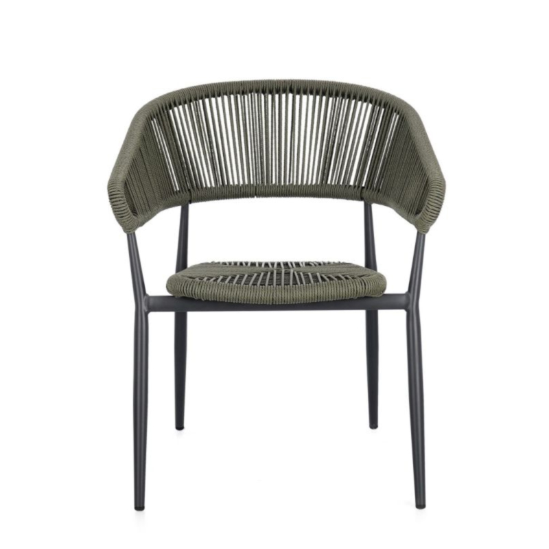 SILLA C-R ALGAIDA ANTRACITA/VERDE
