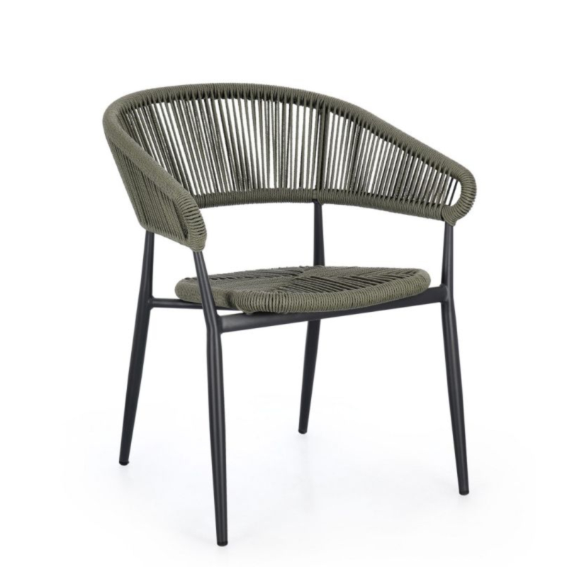 SILLA C-R ALGAIDA ANTRACITA/VERDE