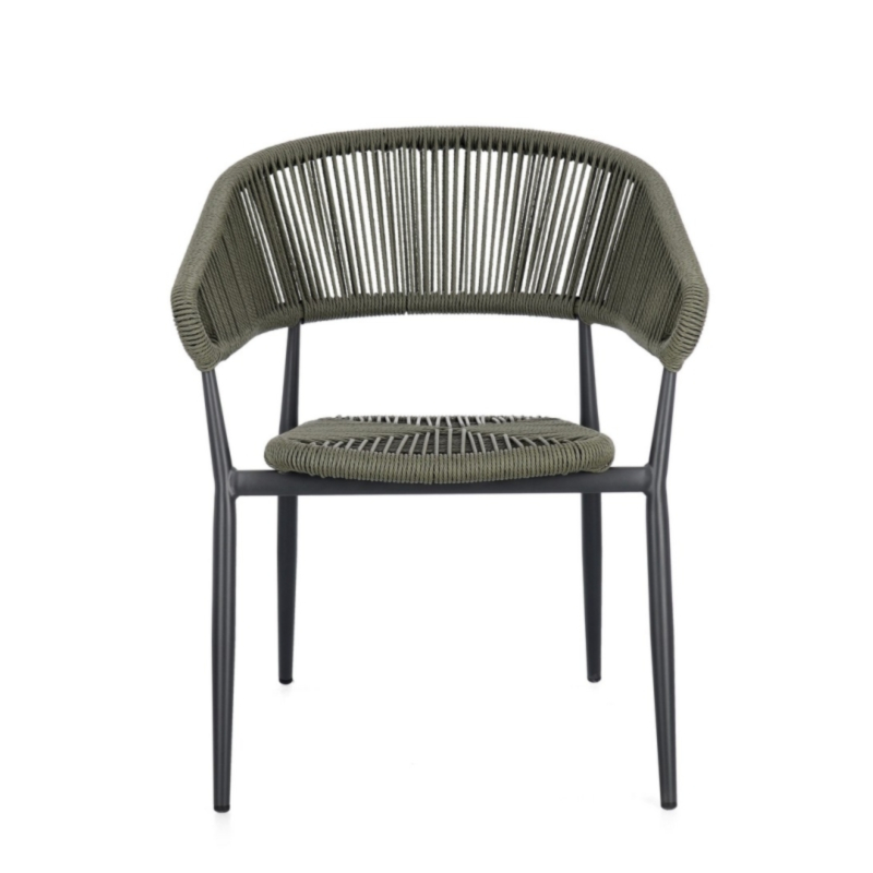 SEDIA C-BR ALGAIDA ANTRACITE/VERDE