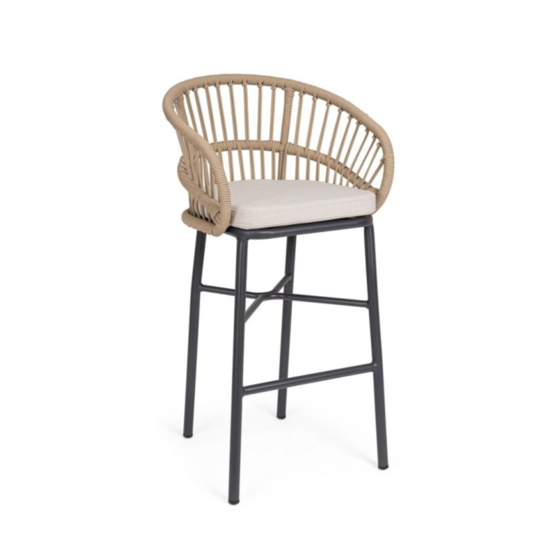 SGABELLO BAR C-C ODIVELAS BEIGE