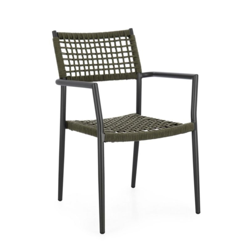 SILLA C-R CALETA ANTRACITA/VERDE