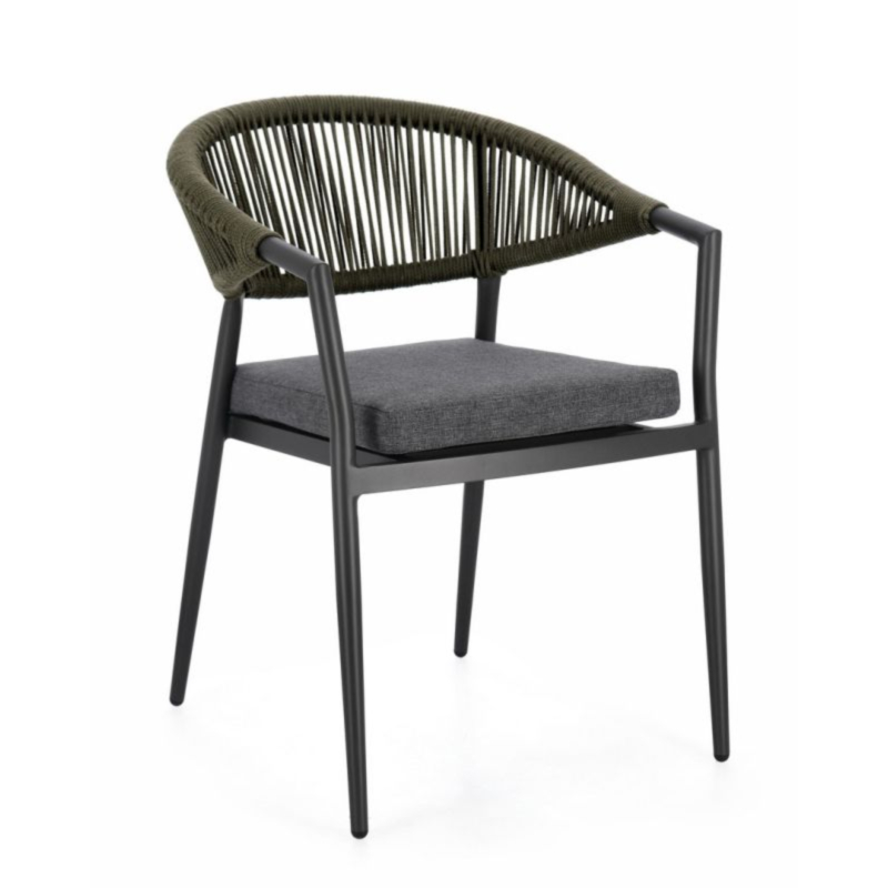 SEDIA C-BR C-C MILLOR ANTRACITE/VERDE