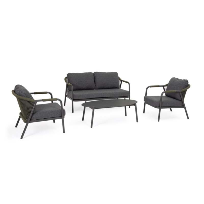 SET4 SALOTTO C-C MIRAVET ANT/VERDE