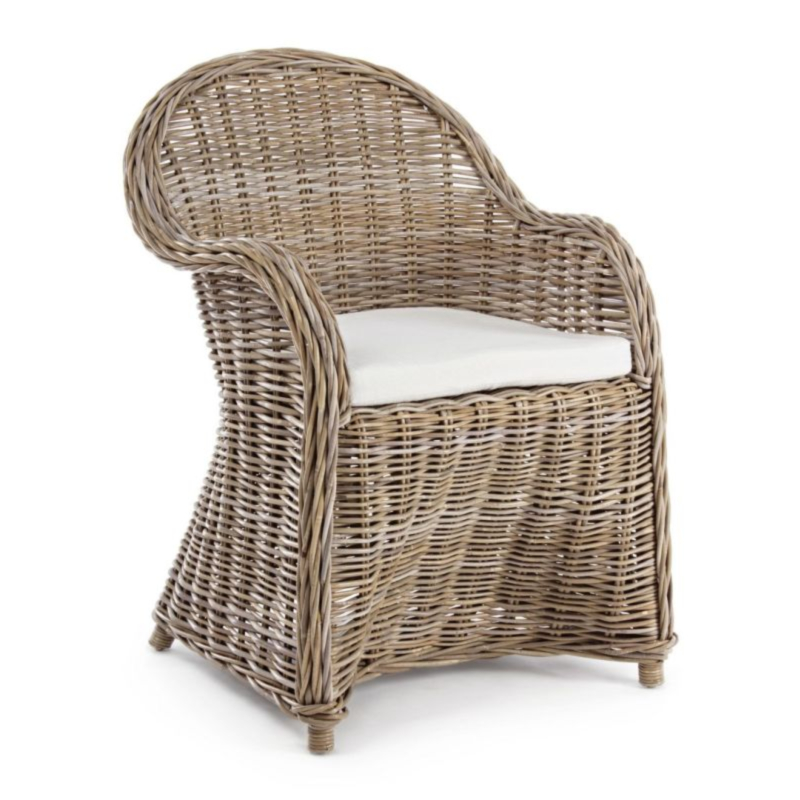 POLTRONA IN FIBRE NATURALI - MARTIN NEW