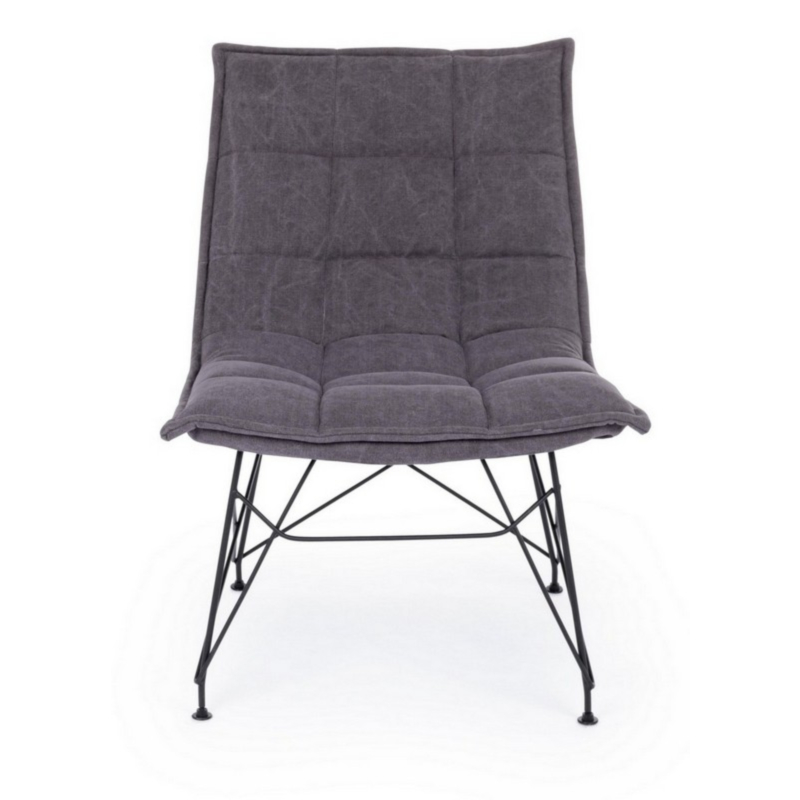 SILLA MINA TEJIDO NEGRO