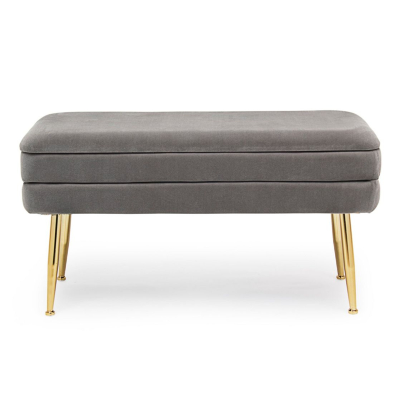 PANCA CONTENITORE GRIGIO SCURO - PAVLINA