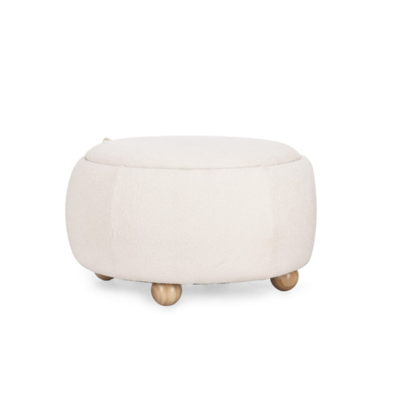 TABURETE CONTENEDOR IRISHA BLANCO