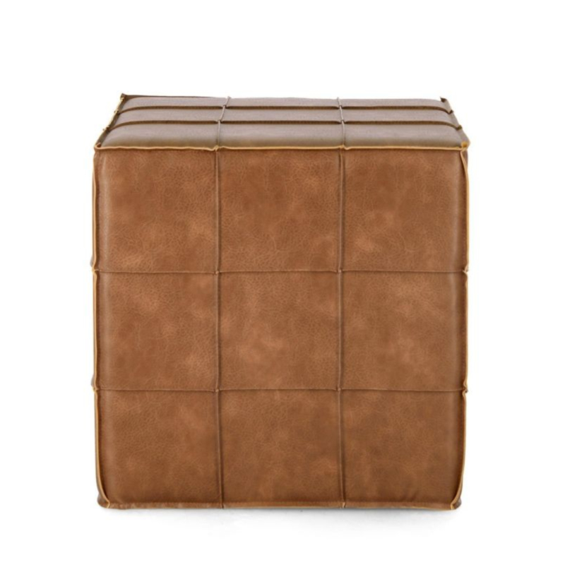 POUF LARISA COGNAC