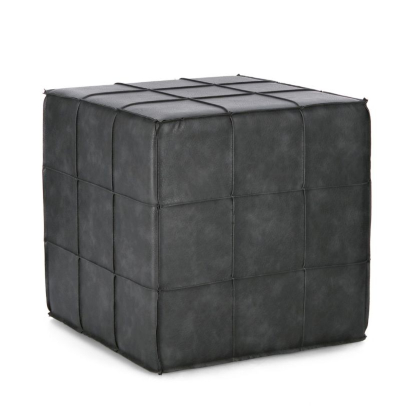 POUF LARISA GRIS OSCURO
