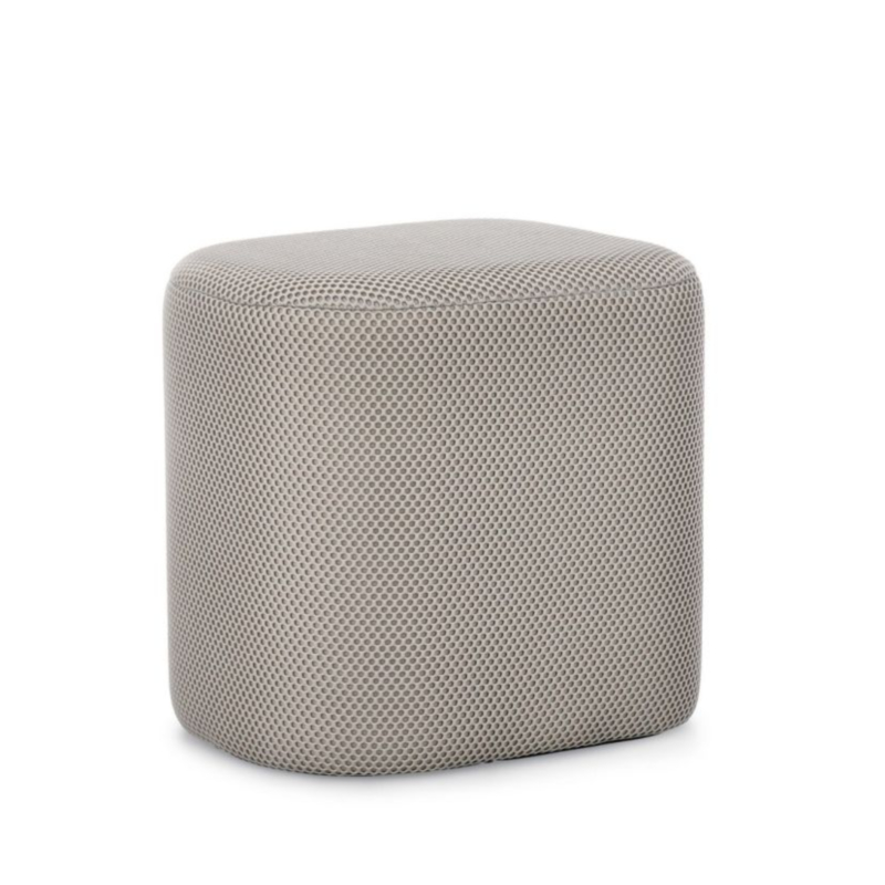 POUF DARYA GRIGIO CHIARO