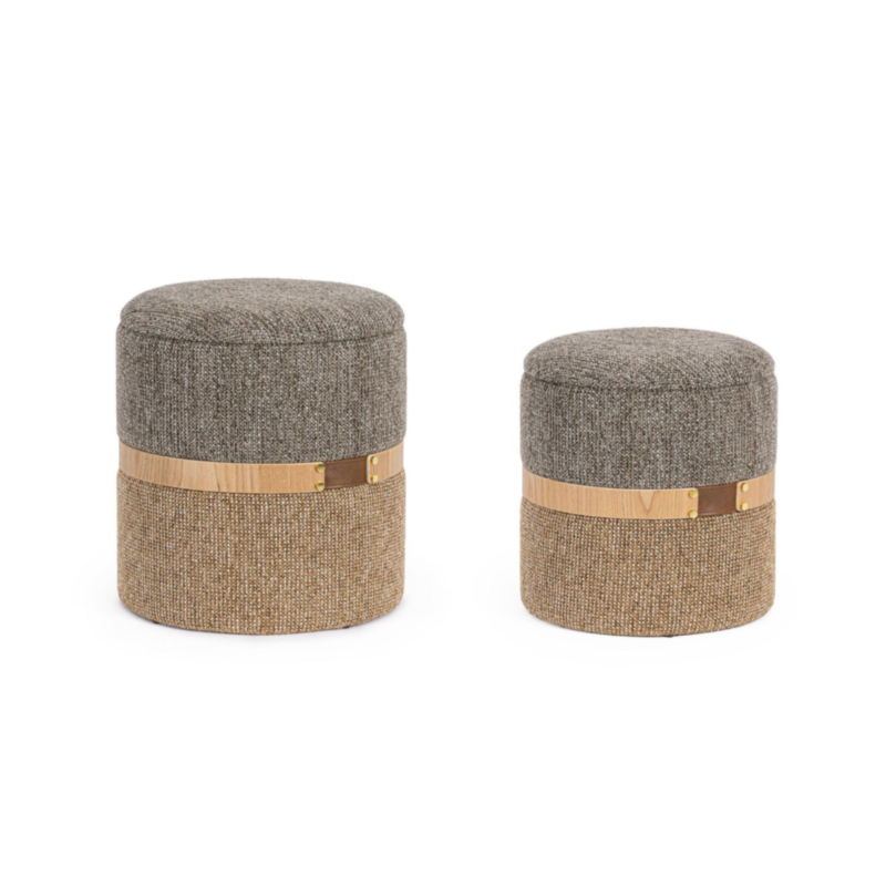 SET2 POUF CONTENEDOR TANYA SAVANA