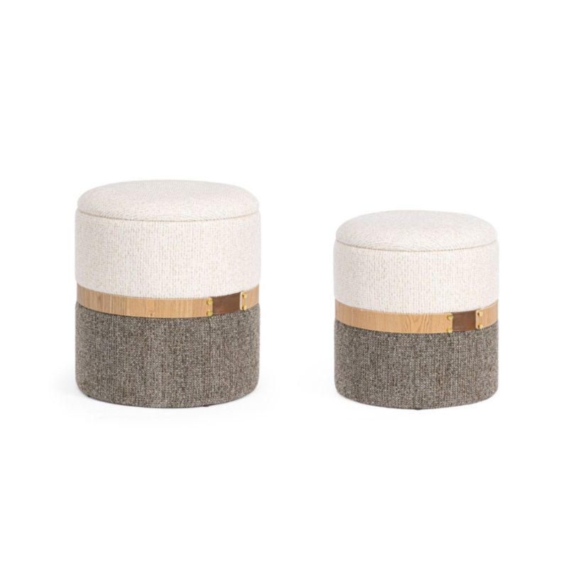 SET2 POUF CONTENEDOR TANYA BLA-GRIS