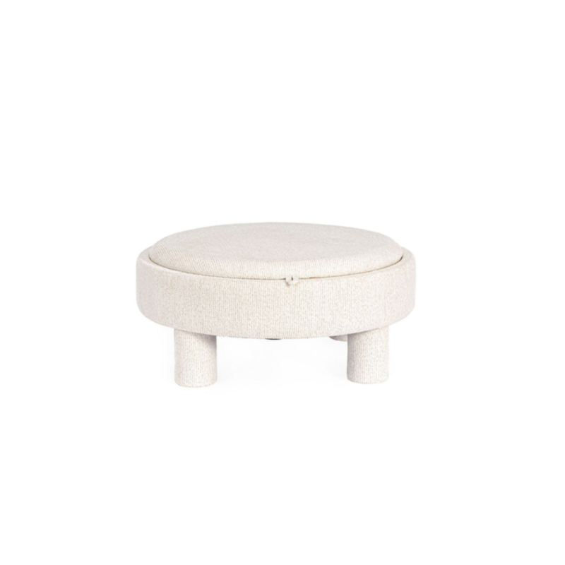 POUF TANYA C-BANDEJA RED BLANCO