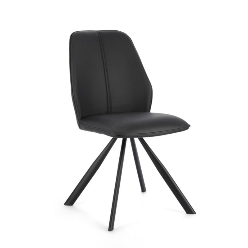 STUHL MAXWELL PU SCHWARZ