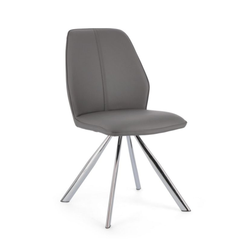 MAXWELL GREY PU CHAIR