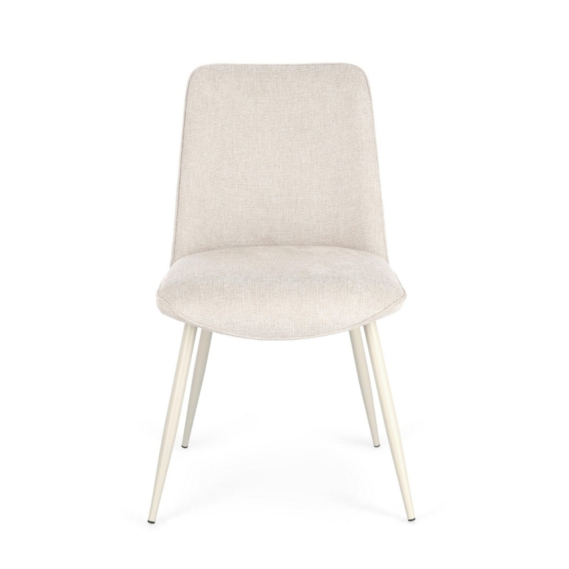 SEDIA IN TESSUTO BEIGE - CORA