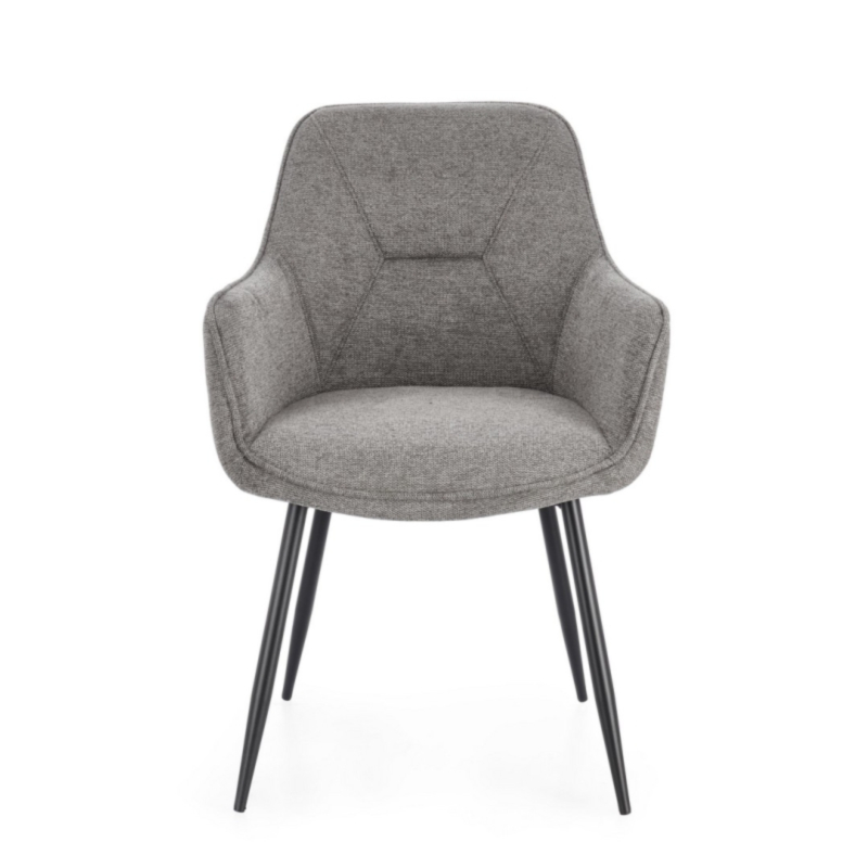 SEDIA C-BR CORA SPOT NERO/GRIGIO SCURO