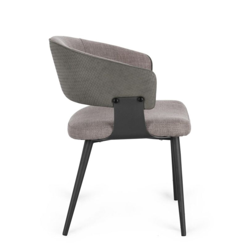 SEDIA C-BR ROMY GRIGIO