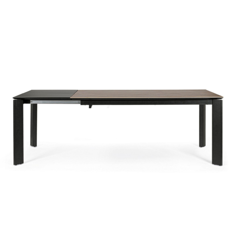 TABLE A-EXT BRIVA GRIS-NOIR 160-220X90