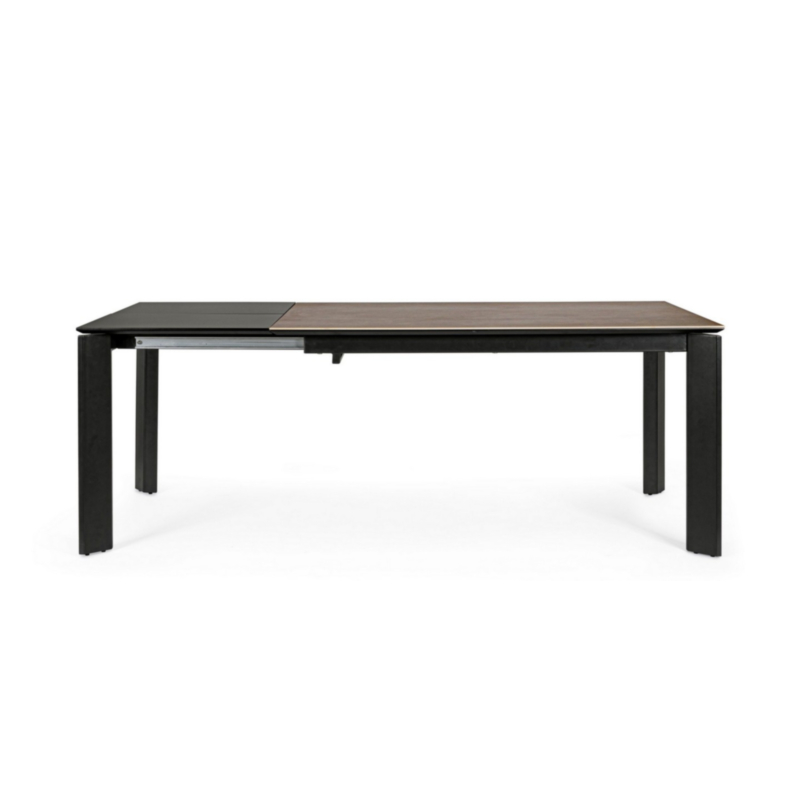 TABLE A-EXT BRIVA GRIS-NOIR 140-220X90