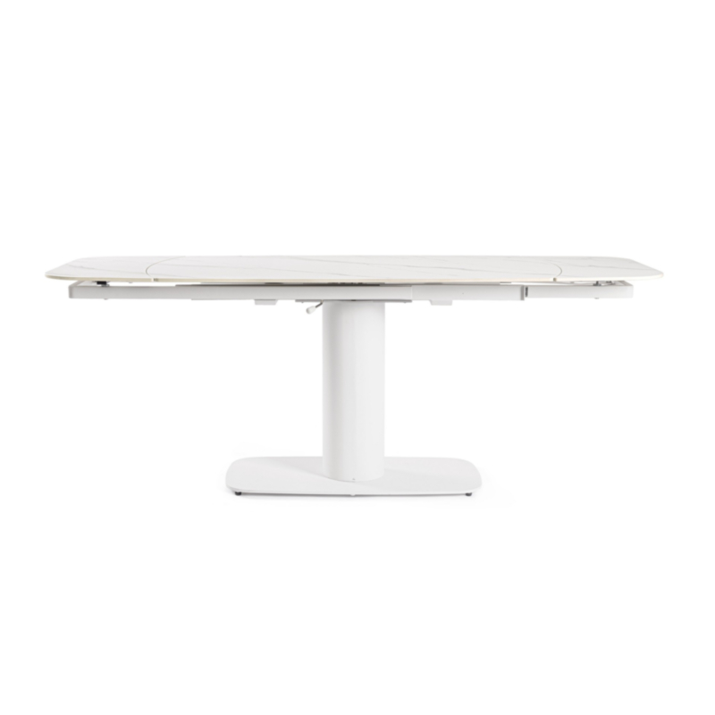 JEREMIAS WHITE EXT TABLE 140-200X80