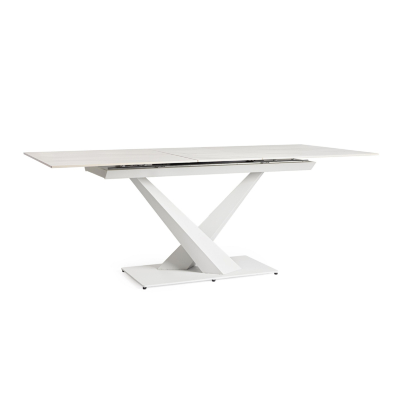 TAVOLO ALL. JOHANNES 160-200X90 BIANCO