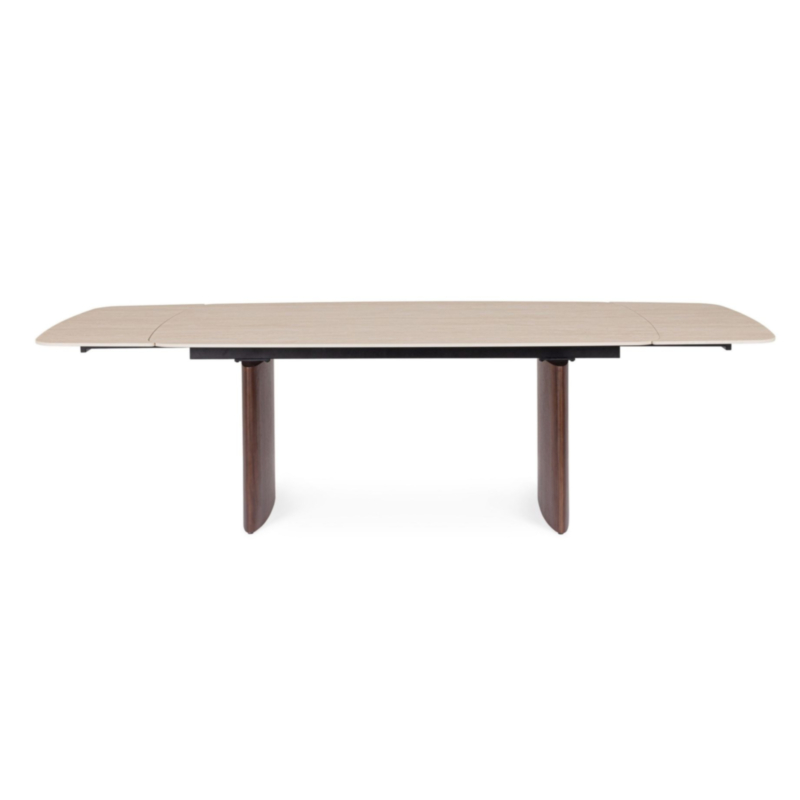 TAVOLO ALL. MAILIS 180/260X90 NOCE/TRAV.