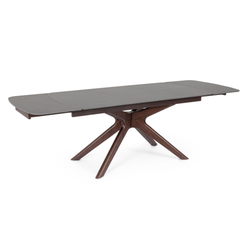 TAVOLO AL.MARITTA 170/250X90 NOCE/GRIGIO
