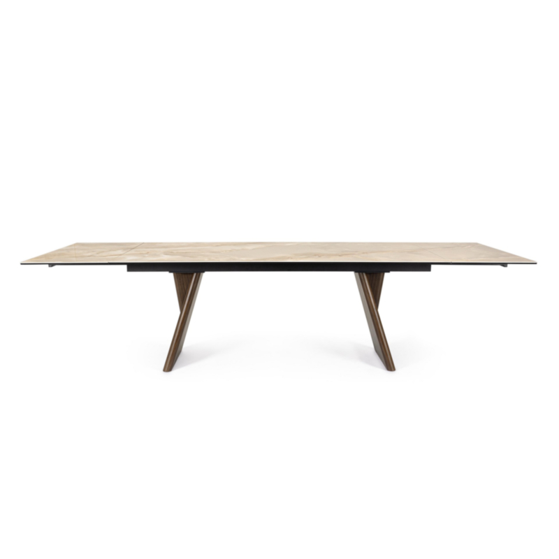MAIKKI WALNUT/ONYX EXT TABLE 200/300X100
