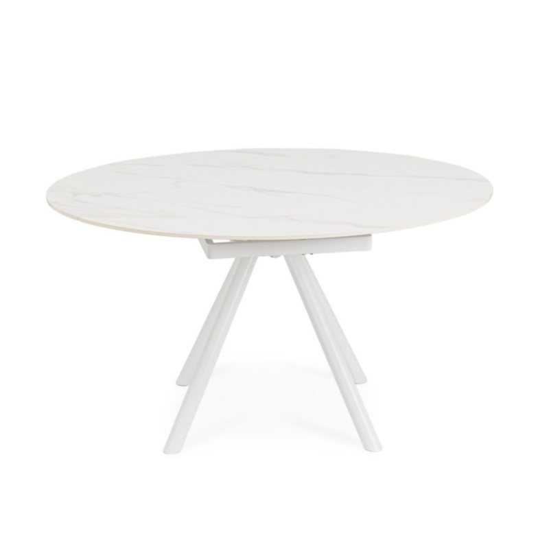 TAVOLO ALL.RAUNI D87/135 BIANCO/BIANCO